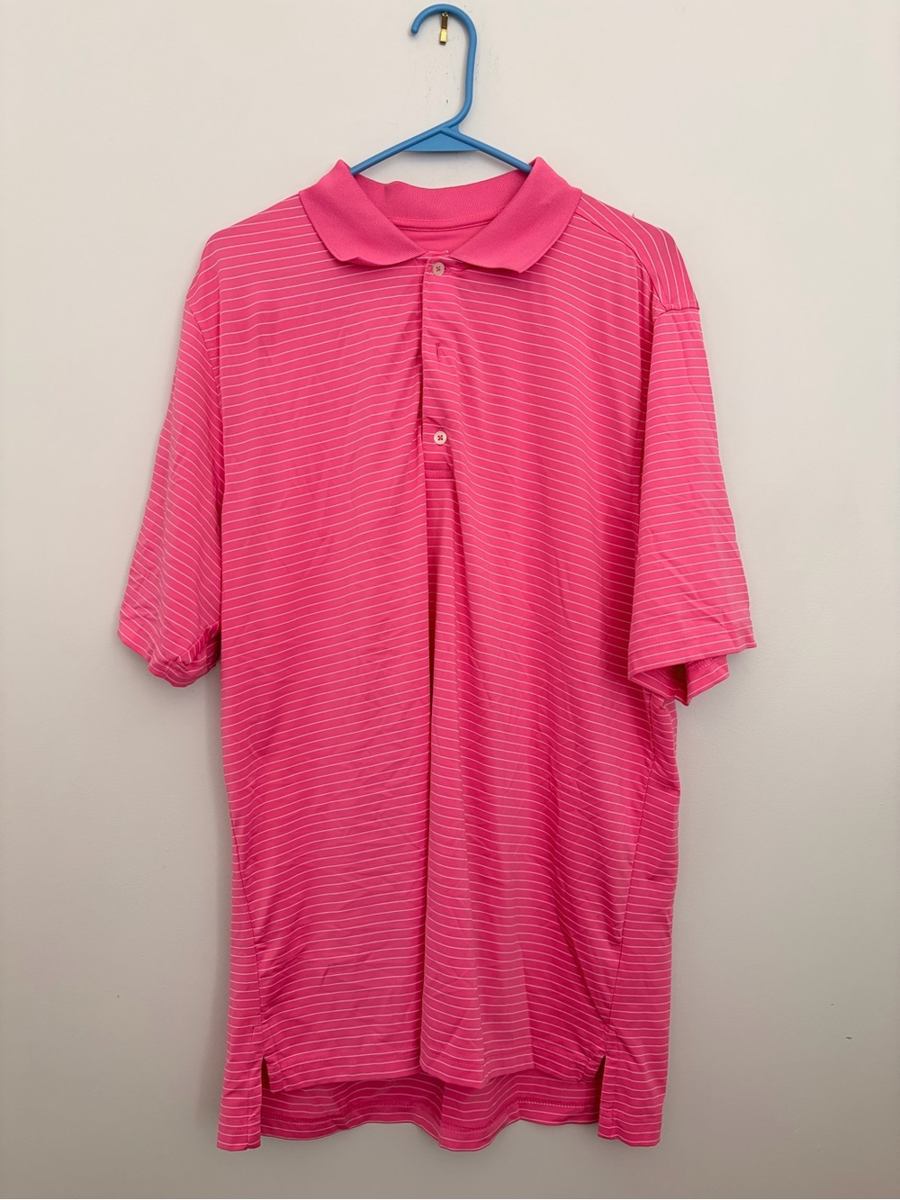 Fairway & Greene Pink Striped Polo